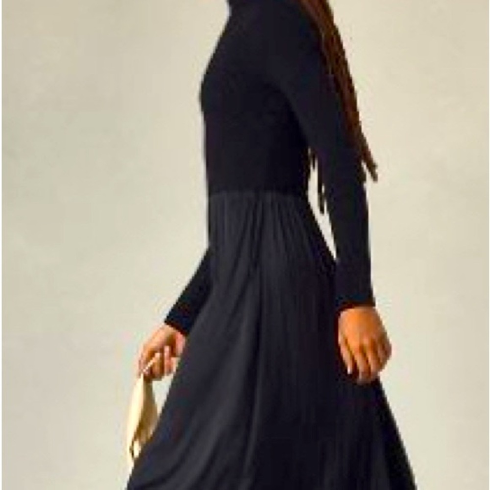 Anthropologie Thea Twofer Dress in Black